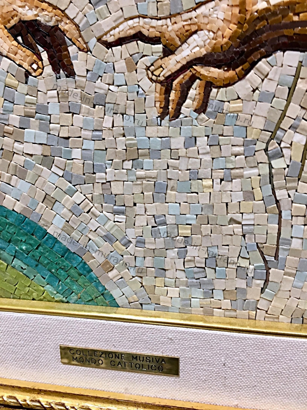 Mosaico La creazione di Adamo (Michelangelo di Buonarroti)