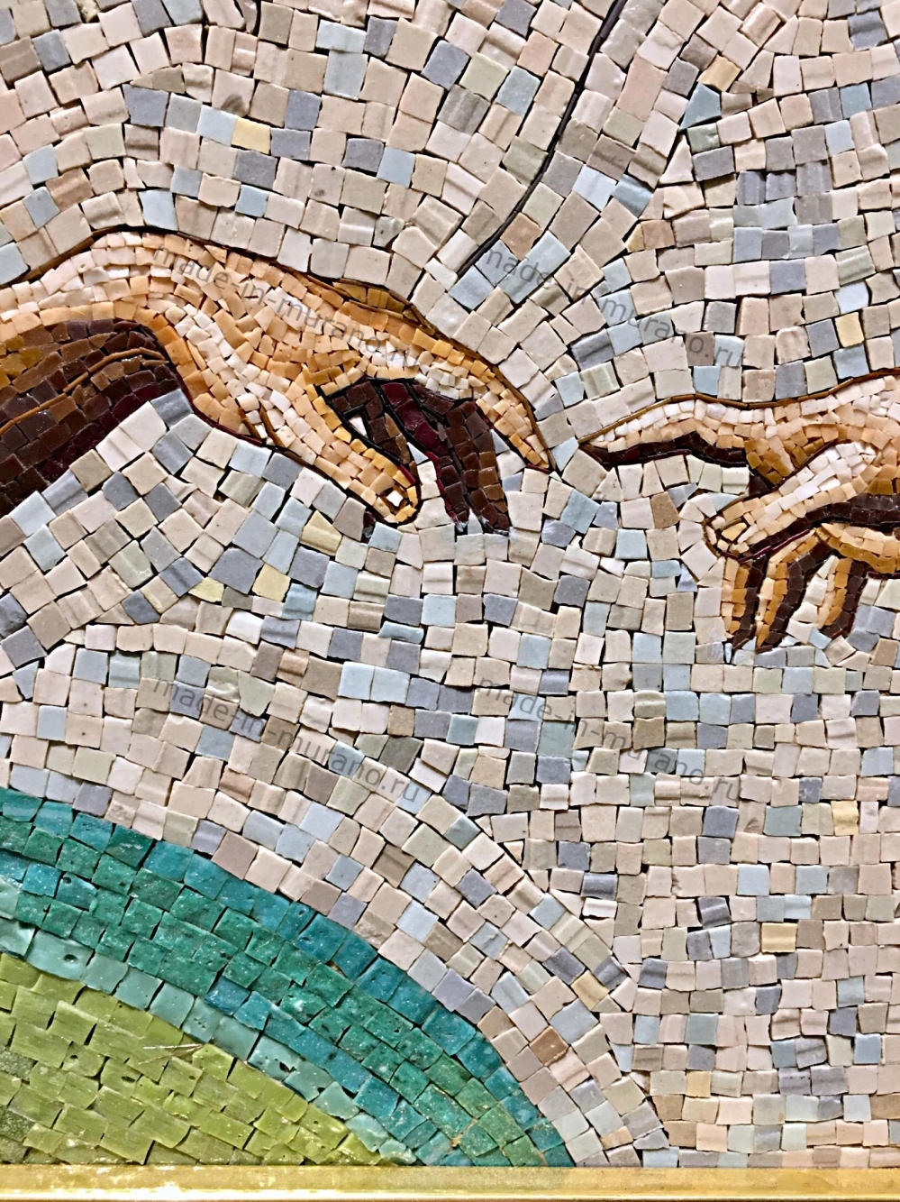 Mosaico La creazione di Adamo (Michelangelo di Buonarroti)