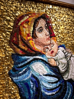 Mosaico Madre con bambino