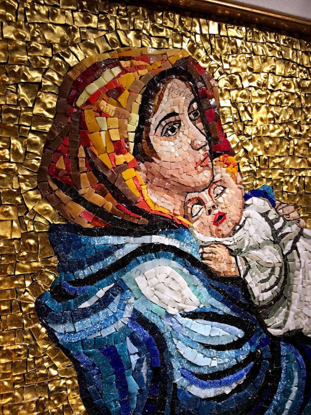 Mosaico Madre con bambino