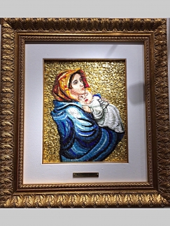 Mosaico Madre con bambino