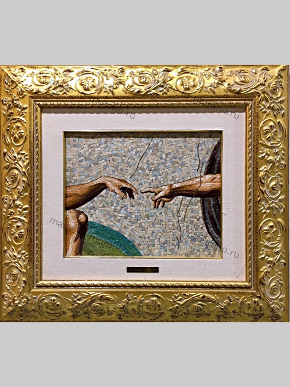 Mosaico La creazione di Adamo (Michelangelo di Buonarroti)