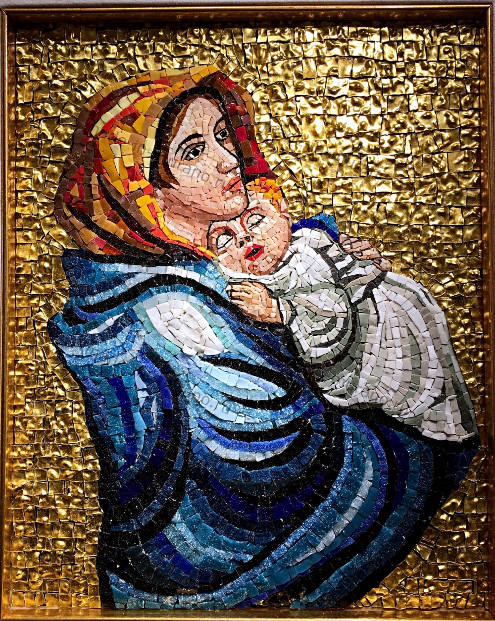 Mosaico Madre con bambino